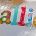 Toddler Dress Personalized with Name - You Choose Dress Color and Sleeve Length