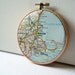 Boston Map in Hoop
