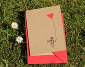 I give you my heart romantic card recycled eco friendly