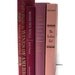 Pink Rose Collection Vintage Books by Color Instant Collection of Decorative Books for Wedding Decor, Home Decor, and Photography Prop