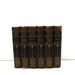 Black Leather Decorative Books, Vintage Photo Props, Vintage Wedding Decor