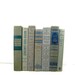 Blue Tan Taupe Decorative Books, Vintage Photo Props, Vintage Wedding Decor