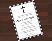 Classic First Communion Invitation
