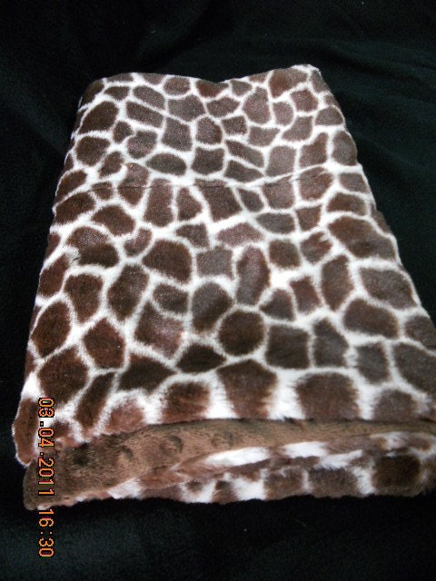 Giraffe Print Minky Baby Blanket by TKDesigns4U on Etsy