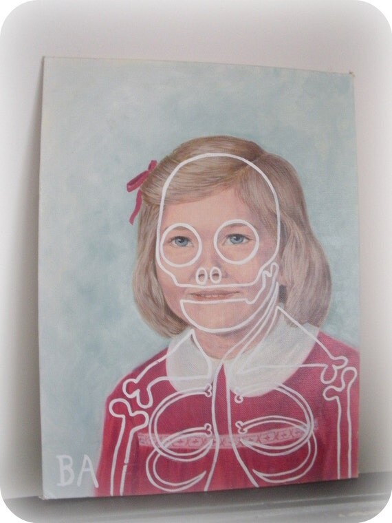 RESERVED FOR ALICIA Peter Pan Girl Portrait