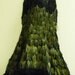 Peacock Feather Fishtail Skirt w/Train custom Made 4U
