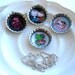 Hello Kitty Bottle Cap Pendants: (Bottlecap Charms featuring Hello Kitty as a Pirate, a Zombie, Darth Vader, and Grease)