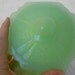 Opaque Jadeite Flowered Column Design Canister