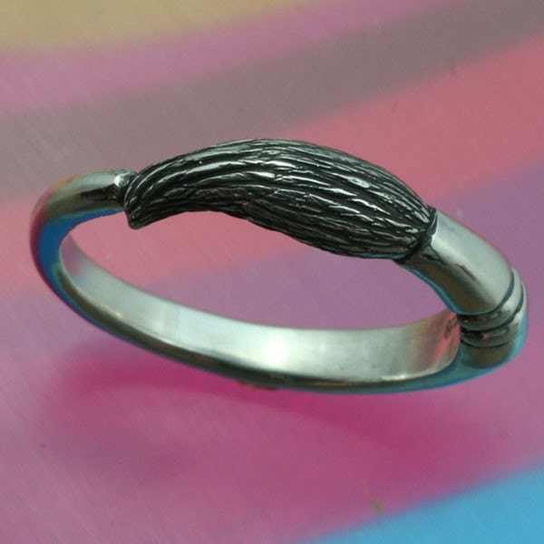 The ARTIST'S BRUSH RING -Be Married To Your Art. This Ring In Sterling Silver