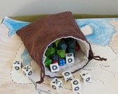 Dice Bag BOGO 50%  Standard Suede Dice Bag