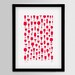 And Be Merry  - Rocket Red - 12x16 - Screenprint