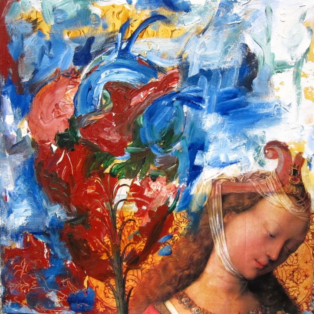 Mixed Media Painting - Titania, My Queen