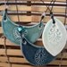 Ceramic Mermaid Pendant Necklace - Pale Turquoise