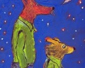 Stargazers 11x14 archival matted print