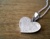Bridesmaids gift Maid of honor gift Heart necklace pattern heart pendant pattern heart necklace