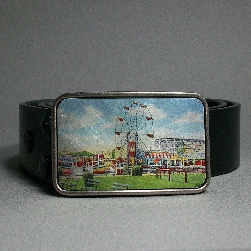 Belt Buckle Vintage Ferris Wheel State Fair