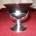 Vintage Farber Bros Purple Glass Silver Holder