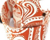 Autumn Camera Strap dSLR Burnt Orange Floral camera neck strap - Spring Accessories Spring Fashion