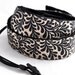 dSLR Camera Strap - Feathered Floral with Black or Tan Minky - Camera Accessories for Canon / Nikon Cyber Monday
