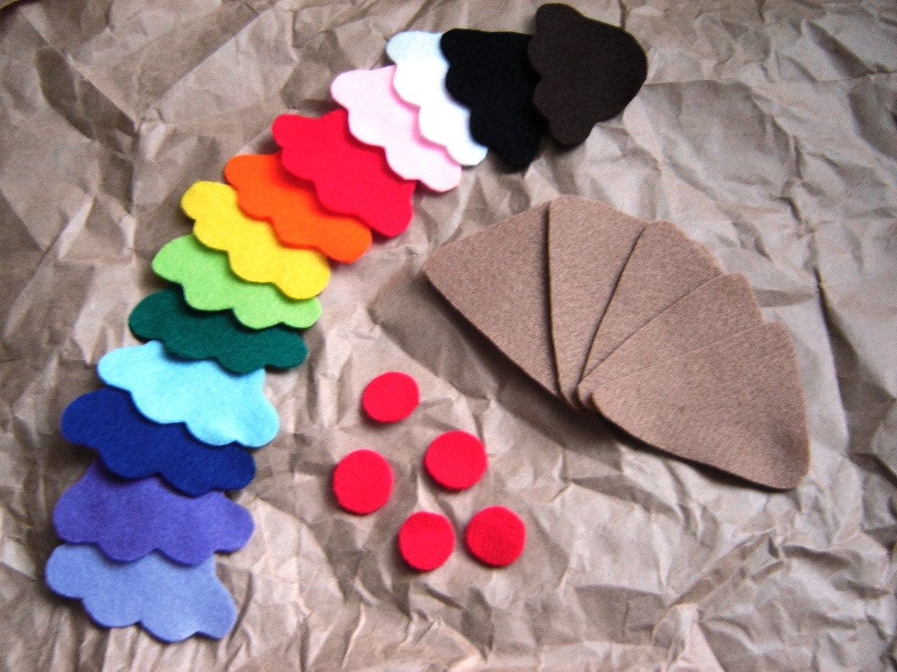 Rainbow Counting Ice Cream Cones