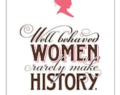 Well Behaved Women Card