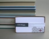 MILANO monarch flat stationery note, set of 8