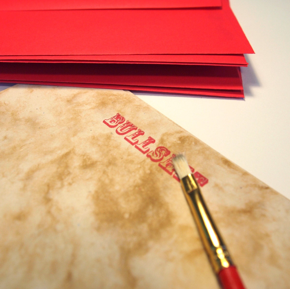 Stationary Letter Set, mature language Bulls--t Stationery, vintage font, profanity, letter writing