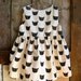 RESERVED - Black Cat Dress for Connie