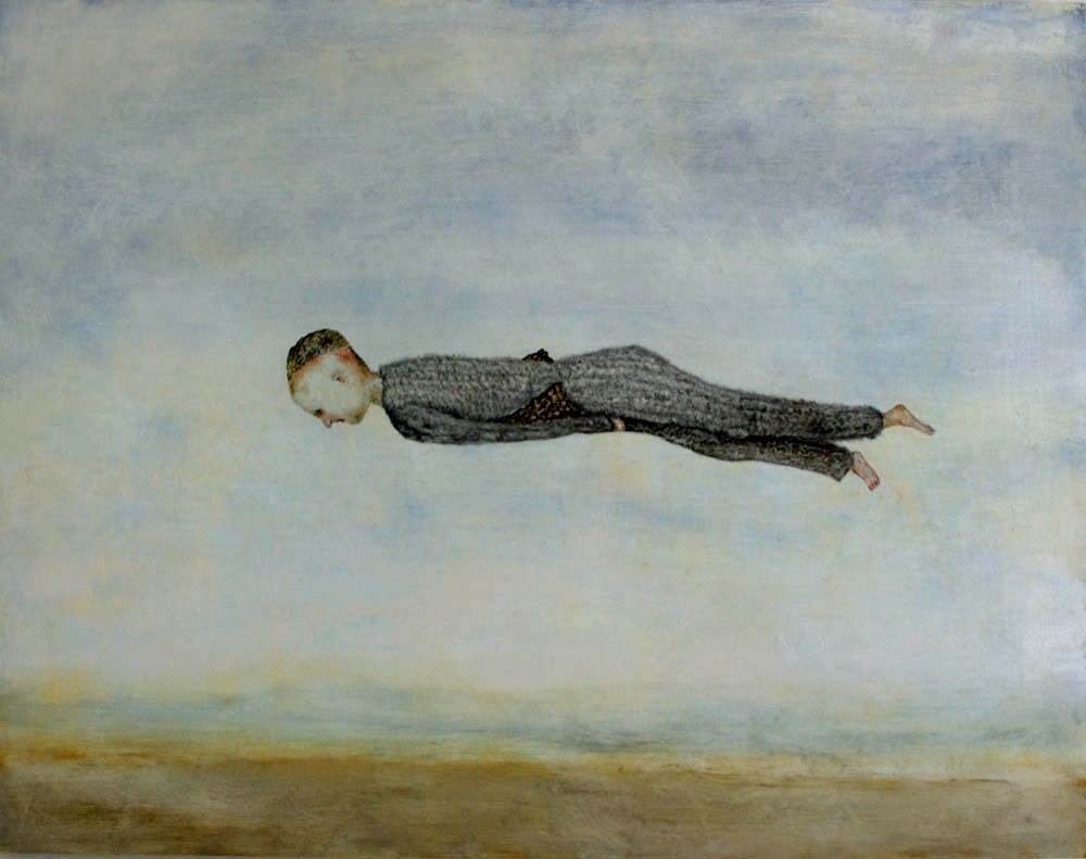 Art print, figurative man, Seraphim I