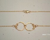 Just Peachy Necklace Gold Fill
