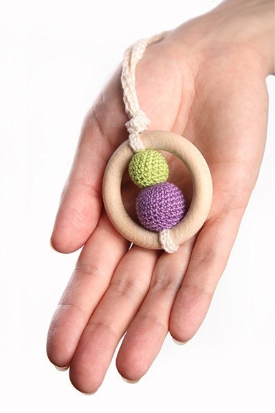 Aurora Borealis Mommy / Teething Necklaces.. Choose your color..