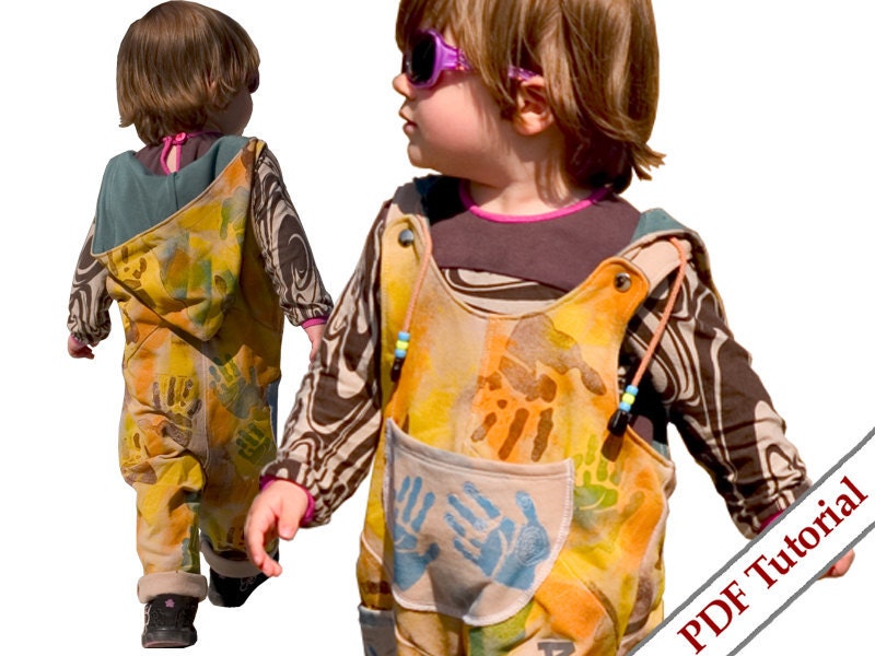 DIY Hoody Skirt Pants pattern for Toddler