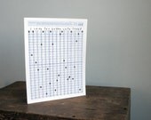Customizable graduation note card - blank - SCANTRON-style school bubble sheet