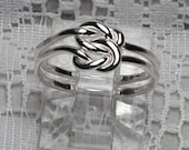 Sterling Silver Loveknot Ring. So Cute