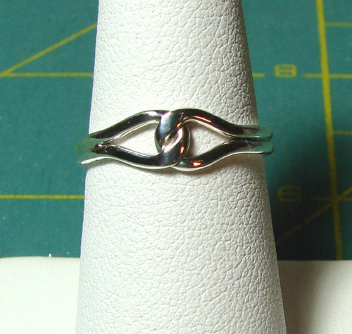 Sterling Silver Lovelock Ring. A little Different.