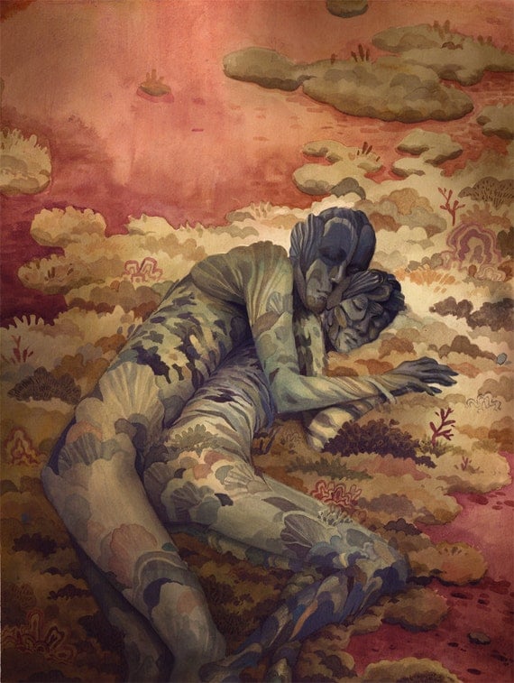 Lovers: 12x 16 fine art print