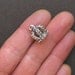 4 Crown Charms Antique Tibetan Silver Tone 3D with Outstanding Detail - SC1353