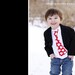 Red Heart Valentines Day Tie Shirt / Onesie