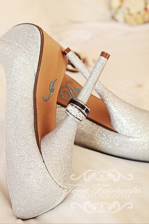 20% OFF Today Crystal I DO Wedding Shoe Stickers in Blue