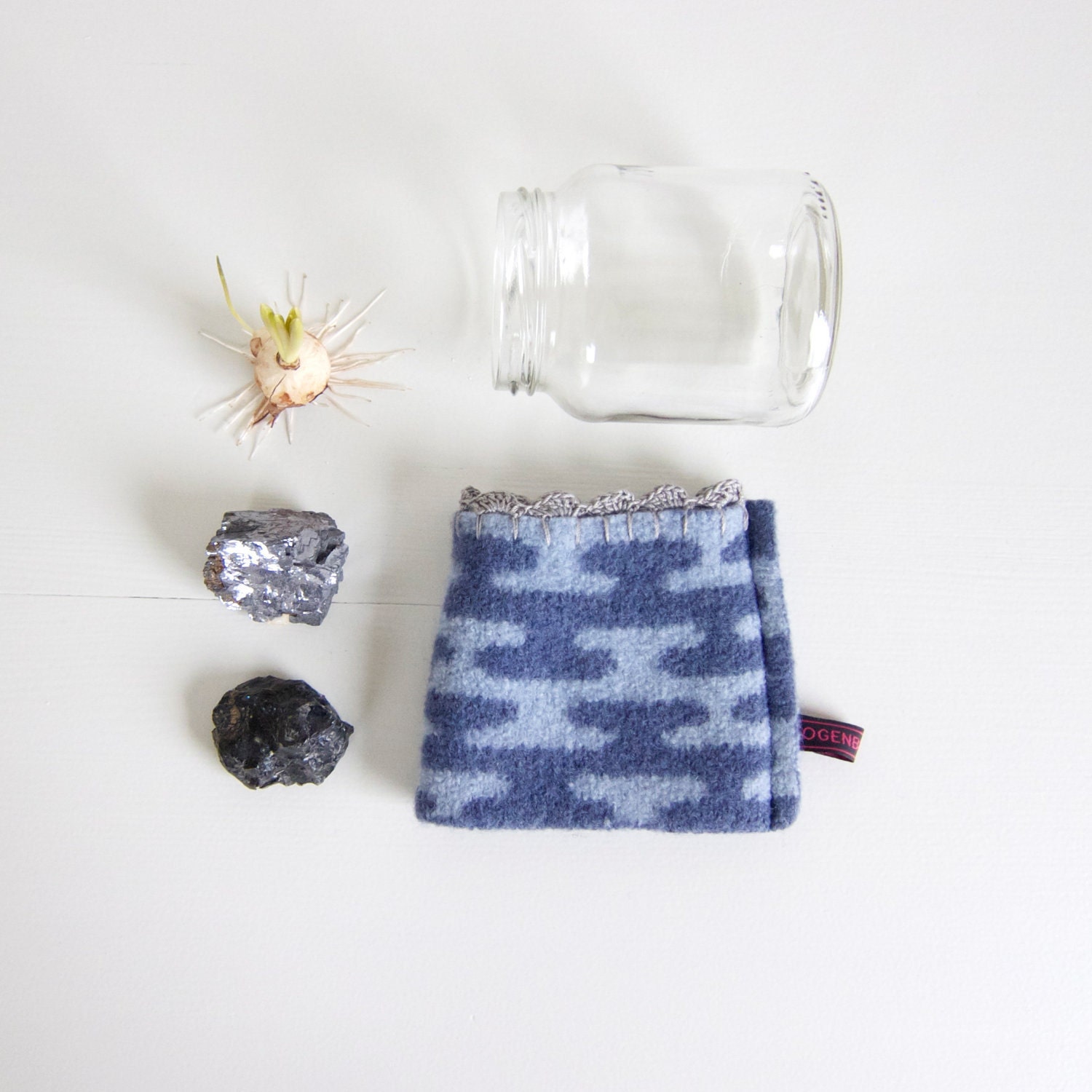 jar cover SAKI  grey and dark grey