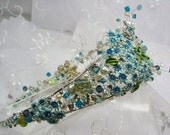 Ready to Ship - Emile Heirloom Hairband Tiara - One of a Kind Vintage Bridal Style - The Perfect Something Blue...