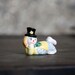 Vintage Ceramic Miniature Circus Clown Figurine - FREE SHIPPING