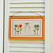 orange joy home decor whimsical unique graduation gift bluebird illustration for her READY TO SHIP