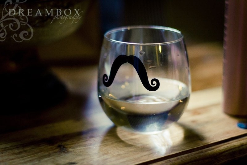 As Seen In London Times - Stemless Wine Glasses - set of 4