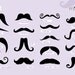 As Seen in Star Tribune Minneapolis - Moustache Pint Glasses - (set of 4)