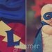Superhero cape Super Hero Cape Custom Personalized Toddler Baby Cape Mask Cuff Set Photo shoot costume