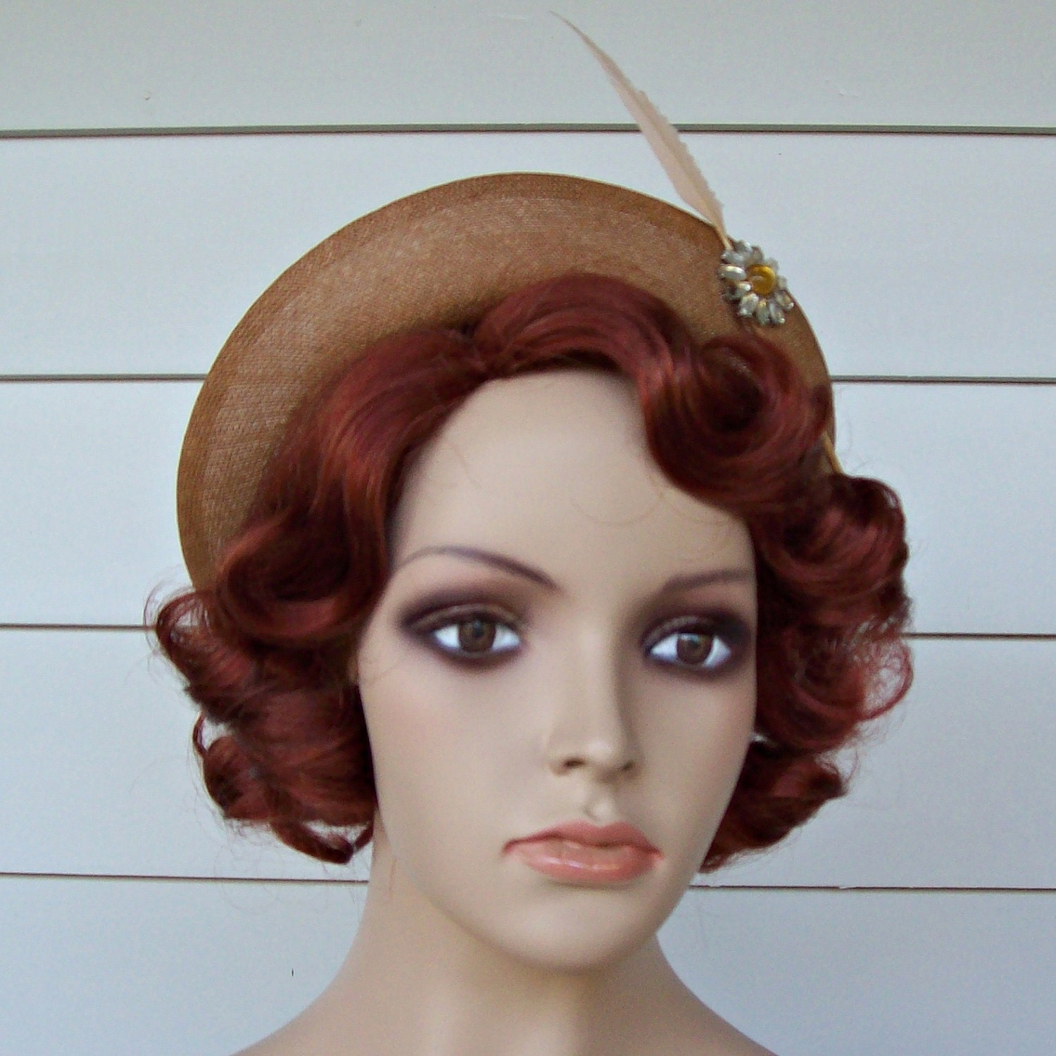 1940s Straw Hat ... Finely Woven By Edette Exclusives New York Paris