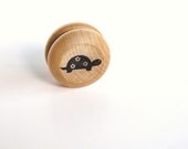 Eco- Friendly-Game- Kids- Wood-Wooden -Waldorf- Kids -Toy-Natural Wood Toy - Turtle -Yo- Yo -Classic Fun- Great Party Favor- Wedding Favor