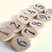 Waldorf-Eco- Friendly-Wooden Toy -MATCH ME -Numbers- Montessori Educational Match Game