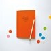 I Make Stuff - Notebook in orange